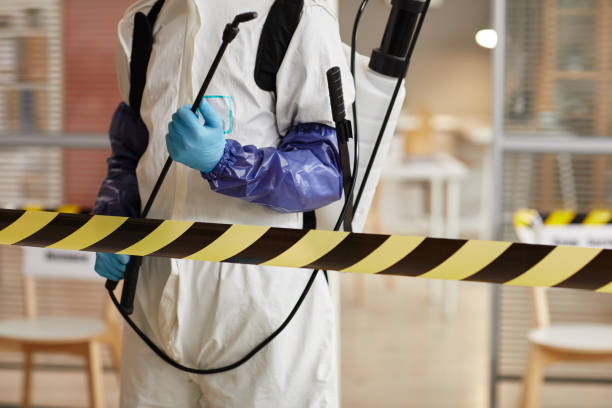 Professional Sewage Cleanup technician working in North Salem, IN